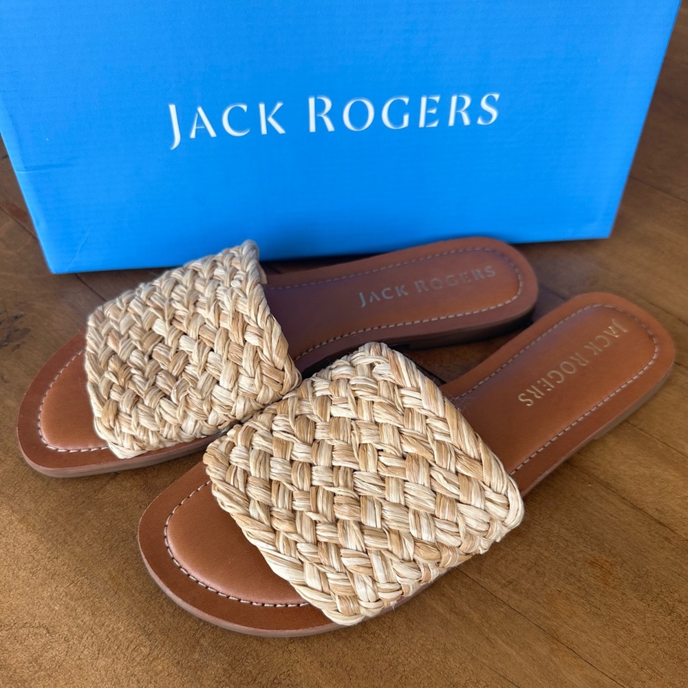 Jack Rogers Sabrina Woven Slide sz. 8